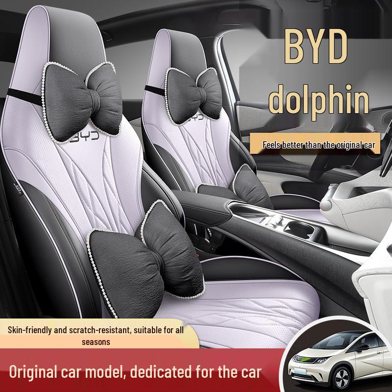 BYD Dolphin All-Season Leather Seat Covers - Full Surround Universal Fit
