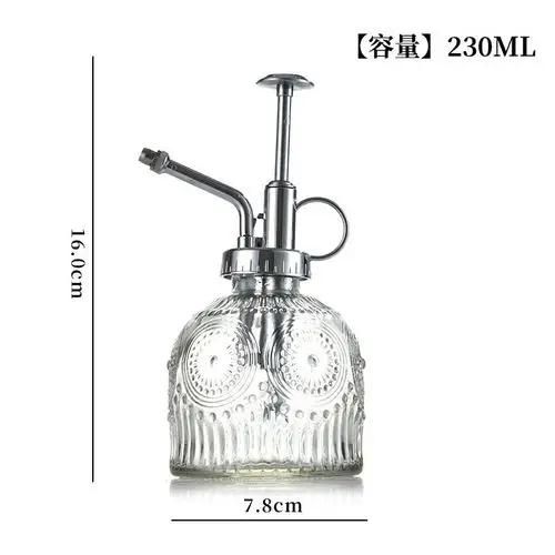 Gießkanne aus Glas im europäischen Stil, farbenfrohe Prägung, Haushaltsgießkanne, Gießkanne, Sukkulenten, Gartenarbeit, Dekoration