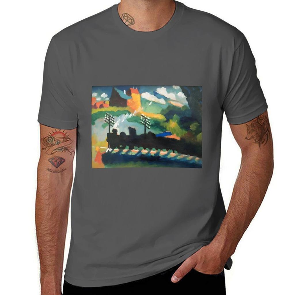 Wassily Kandinsky TShirt Casual Basic Short Sleeve TShirt