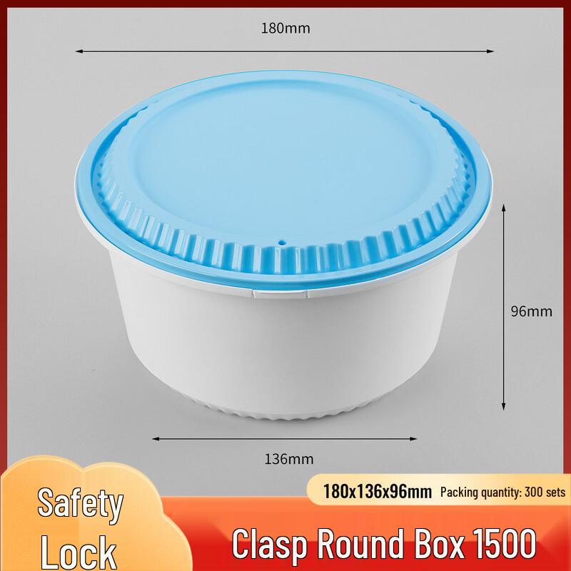 Hàndùn Disposable Wheat Straw Round Food Containers with Lids
