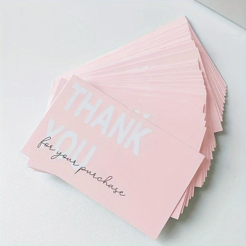 

50pcs Premium Thank You Cards - Perfect for Business, Parties & Holidays | Ideal for Galentine s Day, Halloween, Christmas