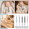 Baby Pacifier Clip Food Grade Silicone Teether Holder Adjustable Length Non-Toxic BPA Free Safe for Infant Use