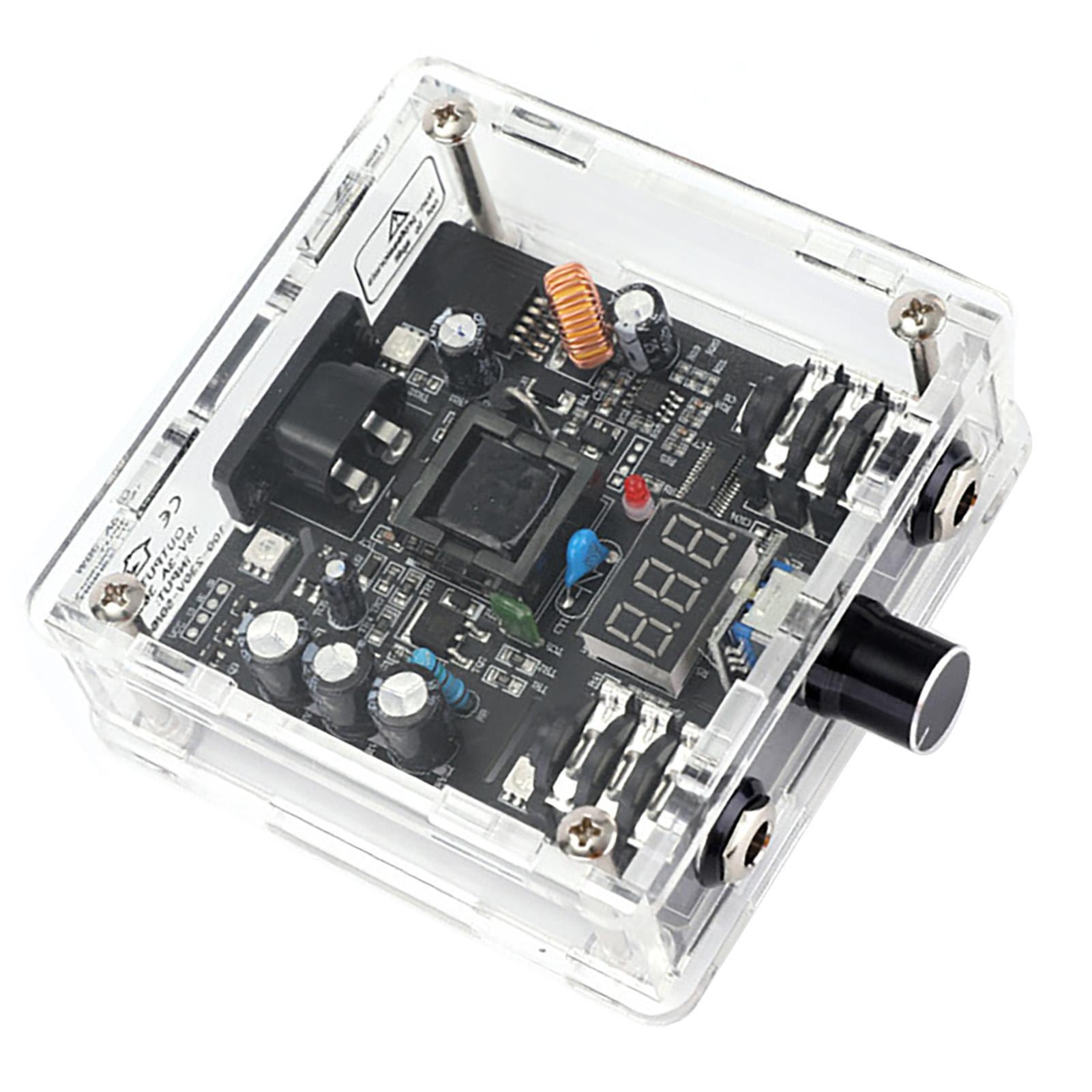 

Источник питания для татуировок, акриловая педаль, бесплатная ослепительная прозрачная светодиодная подсветка для оборудования для машинок для художников