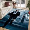 Iconic Gun Logo Design Carpet Doormat Printing Room Protective Pad Dormitory Decoration