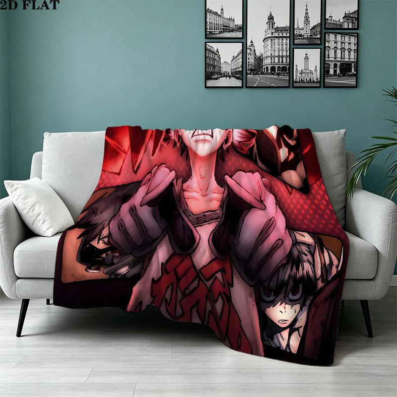 1PC Gachiakuta Patterned Flannel Blanket Suitable For All Seasons For Home Decor Warmth And Comfort Gifts Holiday Present