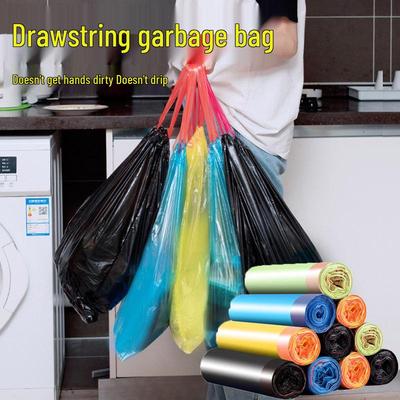 Extra Thick Drawstring Kitchen Garbage Bags - Household and Handheld Style