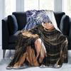 Hunter X Hunter 3D Print Fluffy Blanket Classic Japanese Anime Custom Blanket Soft Warm Lightweight Teens Kids Throw Blanket