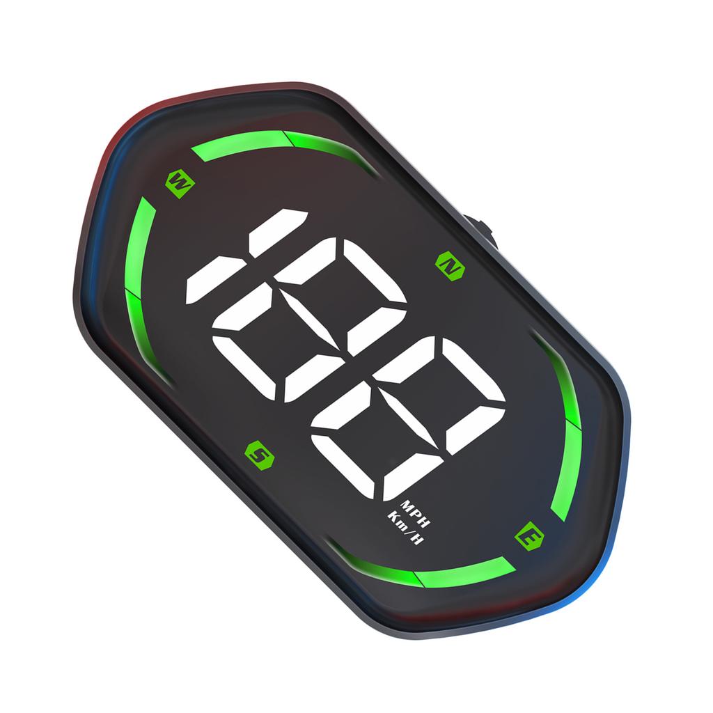 Car Hd-Up Display, GPS meter With MPH/ , Overspeed Alarm, Auto Brightness Adjustment, Plug and Play for All Vehicles