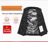 Unisex Smart Heated Vest with Temperature Control - Winter Warmth, Cotton, Plus Size