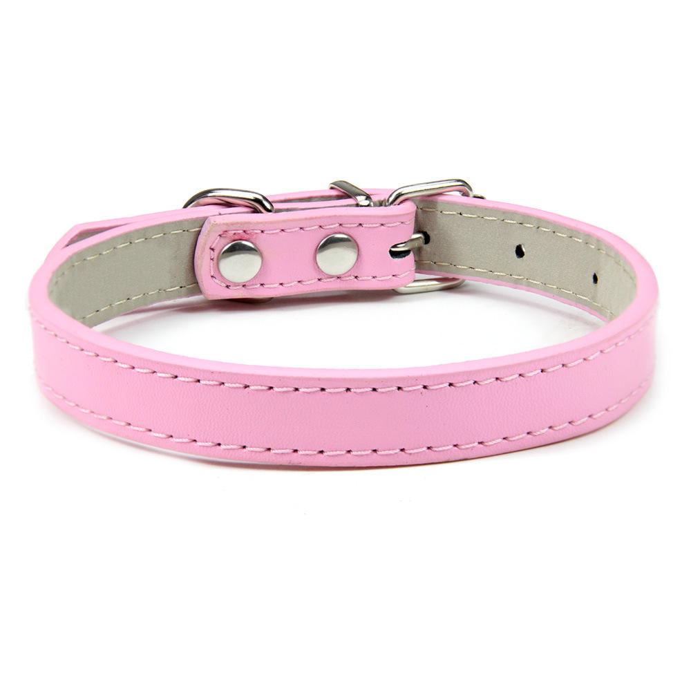 PU Leather Collar for Small & Medium Dogs & Cats - 2024 Pet Accessories