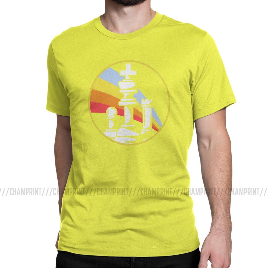 Chess Tournament Men T Shirt Intellectual Game Player Novelty Tee Shirt Short Sleeve Crew Neck T