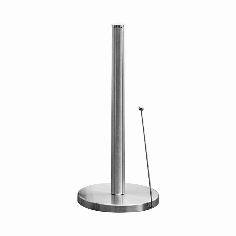 Stainless Steel Kitchen Paper Towel Holder With Double Rod For Modern Kitchen Decor