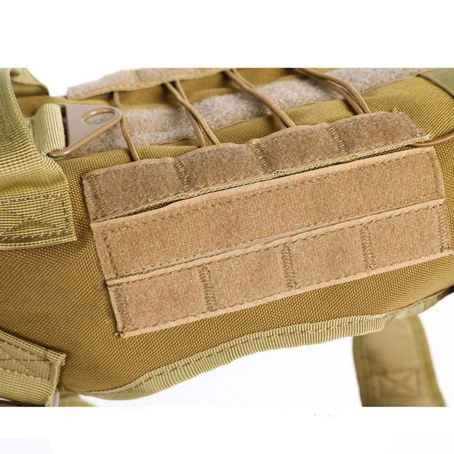 K9 Dog Training Harness Leash Military Tactical Dogs Harnesses Working Dog Vest Pet Bungee Leash For German Shepherd Bulldog