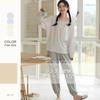 MilaCorinna Pajama Crew Neck Solid Long Lightweight Loose Available In 4 and Fall Women's 2-Piece Set, Loungewear, Pullover, Color, Sleeves, Pants,
