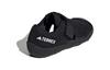 adidas Captain Toey Fabric Abrasion Resistant Low Top Toddler Shoes Black Infant And Toddler ID2435