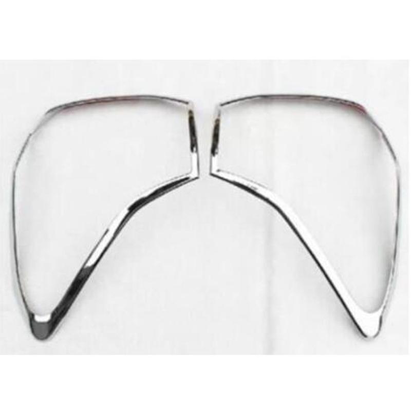 Car Rear Tail Back Light Lamp Frame Stick For Subaru Forester 2013 2014 2015 2016 2017 2018 ABS Chrome Cover Trim Panel 2pcs