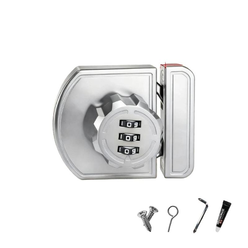 

No Drill Required Security Latches With Passwords Tool Easy Setups Modern Design Strong Lock for Cabinet Wardrobe