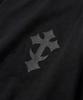 SAINTPAIN Sp Cross Heavyweight Henley Neck Long Sleeve Black