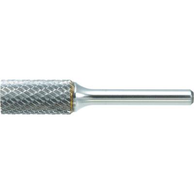 TRUSCO Barra de Carburo Cilíndrica Punta de Cuchilla Longitud de Cuchilla 25X Eje 6 Corte Simple TB1C190SE 19X