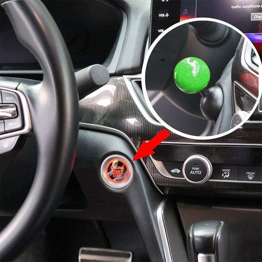 Car One- Start Button Decorative Sticker Metal Decoration Stick Start Decoration Engine Style Lever Car N3d3