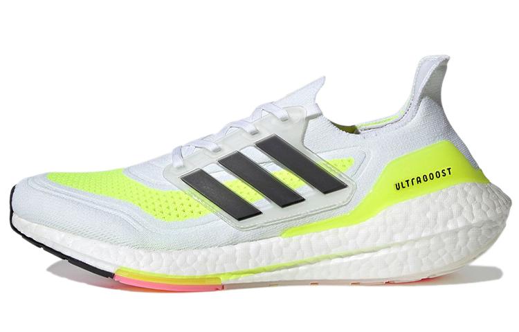 

UltraBoost 21 Adidas White Solar Yellow FY0377 42