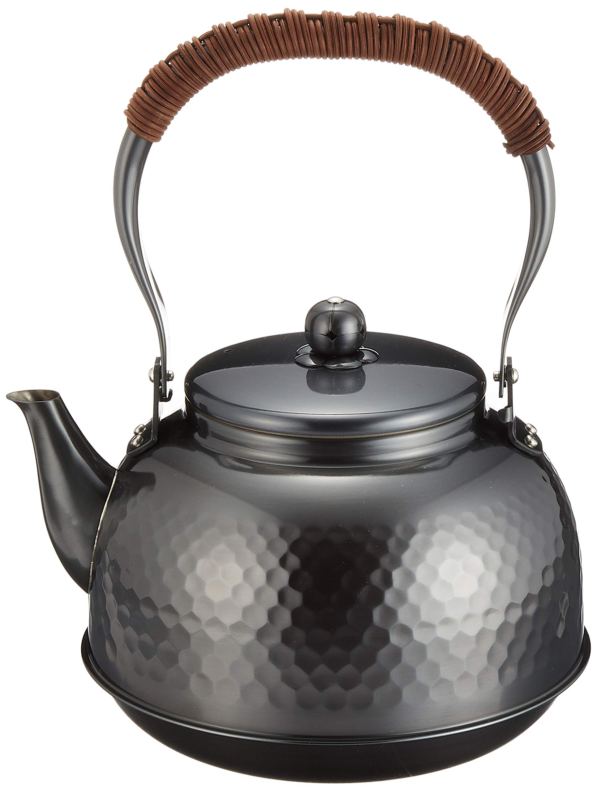 Shinkodo Makoto Pure Copper Black Copper Finish Hammered Kettle 2.3L BC-7 1896g Black