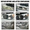 Scheinwerferreiniger für Autos Autolampen Reparaturflüssigkeit 100ml Autolichtreiniger zur Kratzer- und Lampenschirm-Restaurierung Reparatur