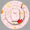 50 Cute Pig Cartoon Animal Stickers for Kids' Journals, Rewards, Water Bottles & Luggage Decoration