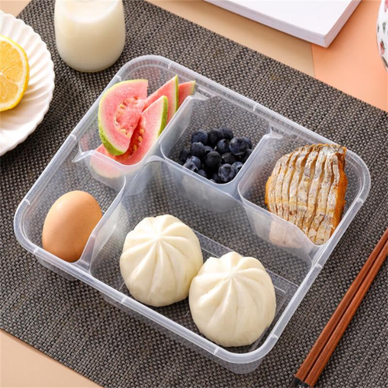 Disposable 5-Compartment Bento Boxes