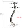 Stainless Steel Prostate Bead Massager Masturbation Stick Back Court Bolt Butt Plug Adult Sex Product