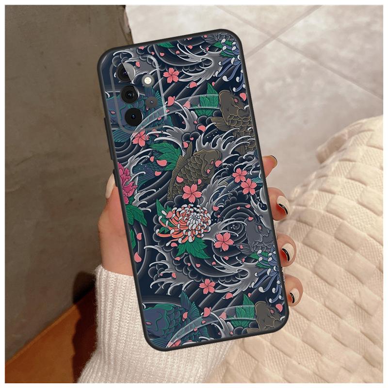 Japanese Koi For Samsung Galaxy A36 A56 A16 A26 A06 A52 A53 A33 A13 A34 A54 A14 A15 A35 A55 A22 A32 Case