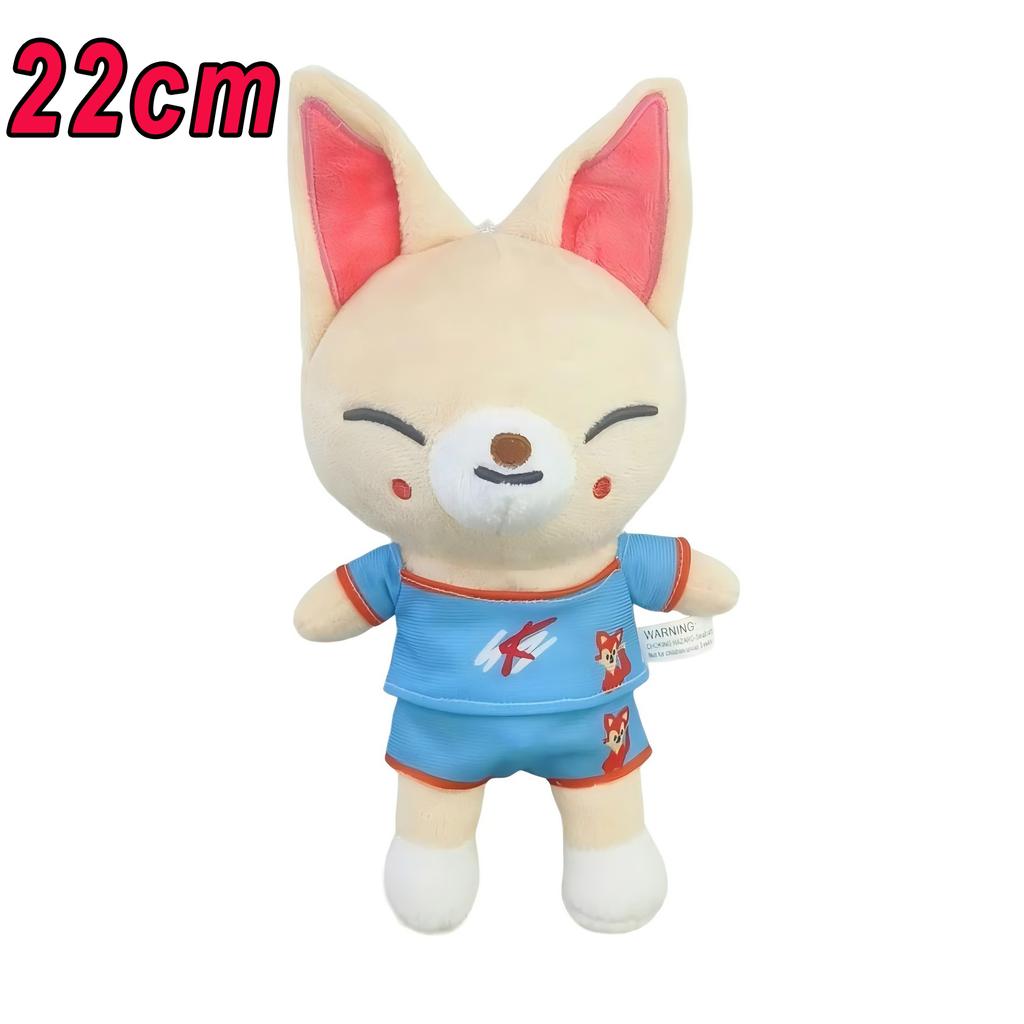 *23-50cm Plush Toy Wolfchan Kawaii Cartoon Stuffed Animal Plushie Doll Large Size Stray Kids Plush Sleeping Pillow Gift