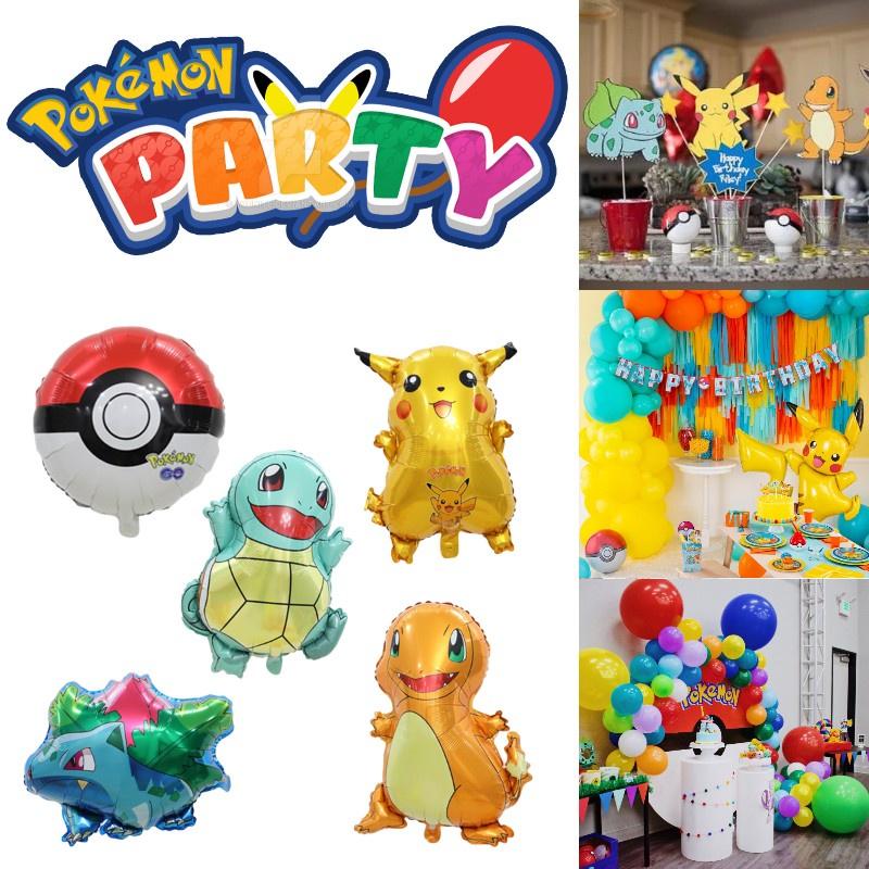 Pokemon Age Set Pikachu Balloons Banner More For Your Kid's Birthday Party Decoration