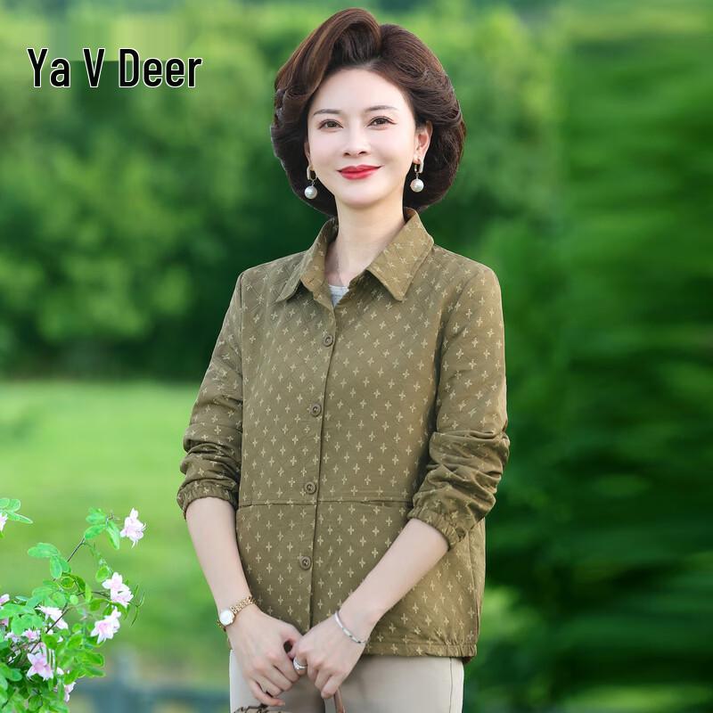 Yalu Women s Spring Autumn Thin Shirt Jacket 3XL