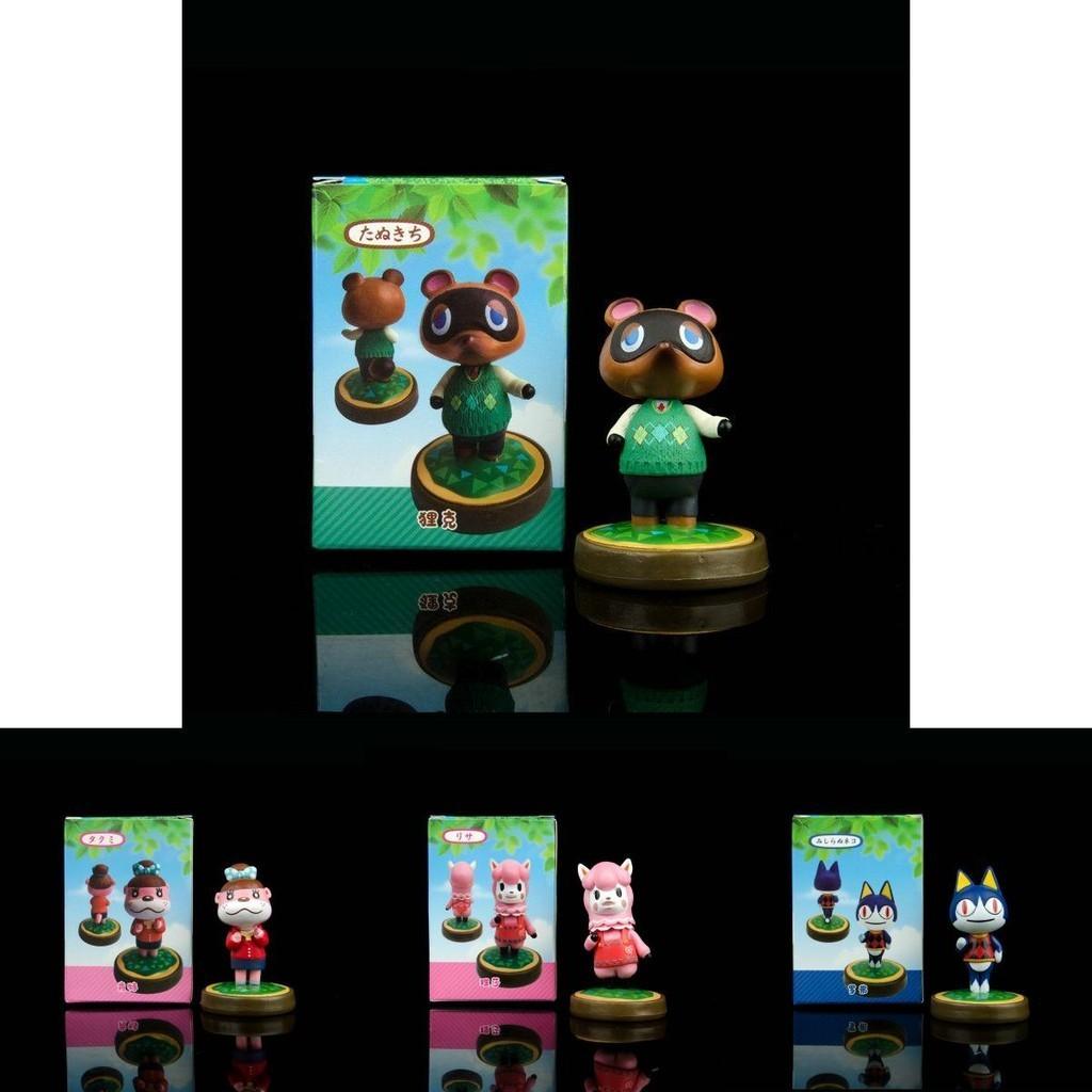 Adorable Animal Crossing Action Figure Toys Brightly Colored Pvc Dolls Kids Gift