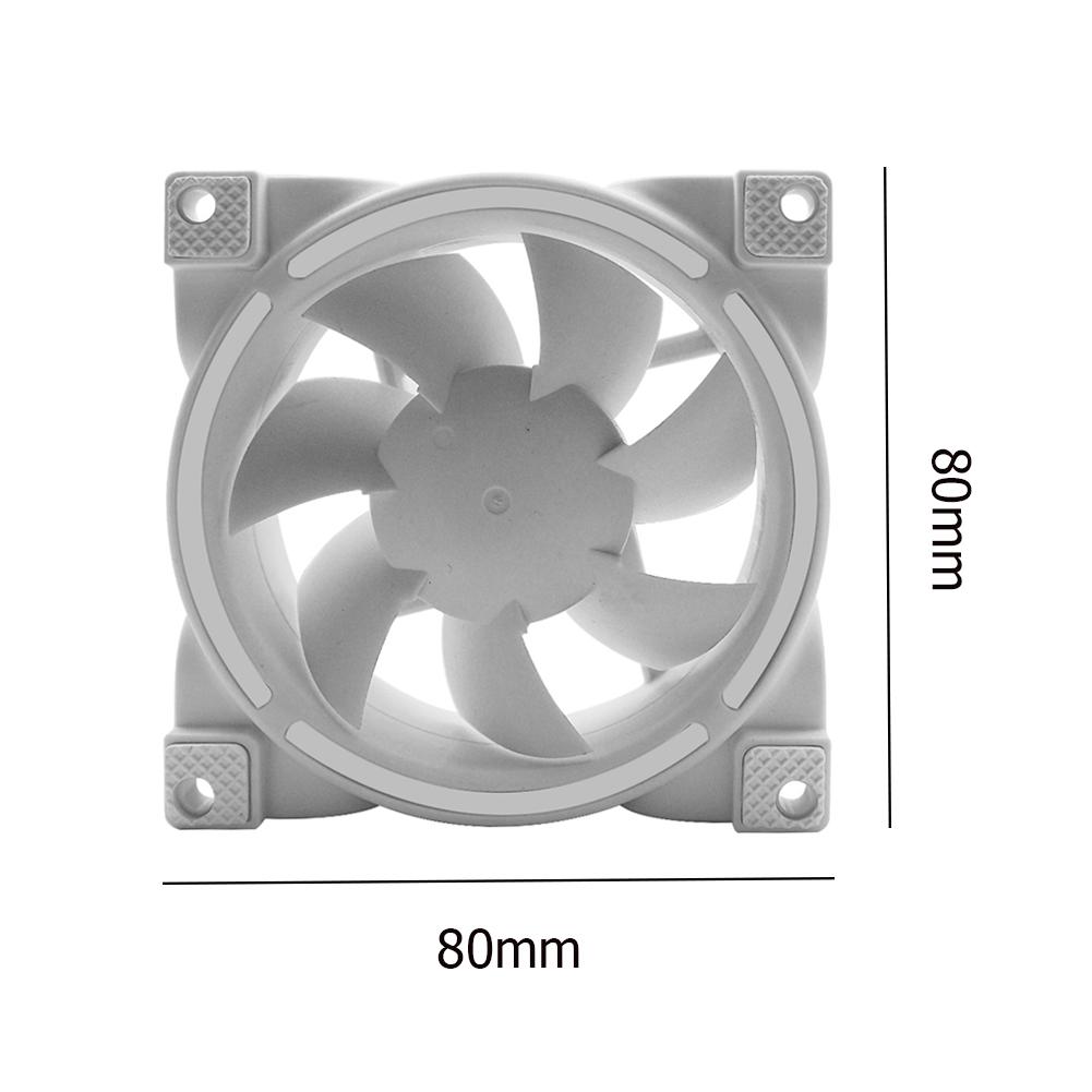 Cooling Fan Fluid Dynamic Bearing Computer CPU Cooling Case Fan PWM Intelligent Temperature Control Quiet Radiator