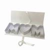 Mother'S Day Flower Box Empty Flower Gift Box Fillable Packaging Cardboard Mom Shaped Gift Box for Flower Mother'S Day,E