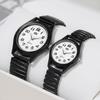 Men's Women's Bussiness Watch Couple Watch Set Romantic Bohemian Style Elastic Strap Quartz Watch Set (Box Not Included)