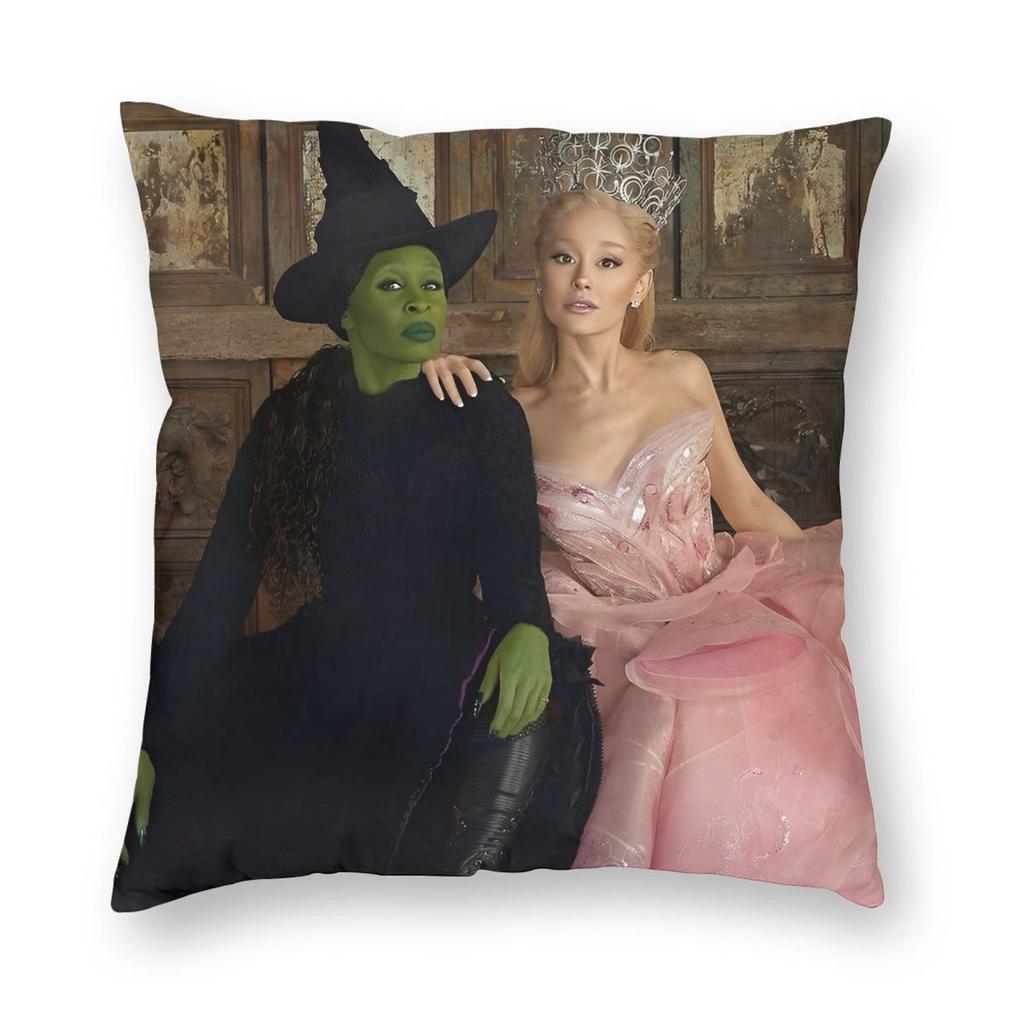 Wicked For Good Glinda Pillowcase Soft Polyester Cushion Cover Decor Throw Pillow Case Cover Home Square cm