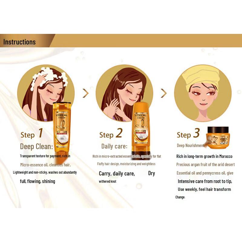 L'Oréal Oil Nourish Volumizing Shampoo 200ml