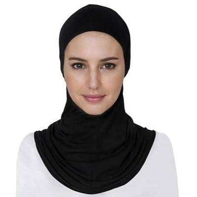 Modal Cotton Hijab Cap Breathable Fabric Solid Color Underscarf High Elasticity Jersey Material Headcover Islamic Fashion