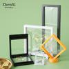 Przezroczyste pudełko do przechowywania biżuterii z folii PE - Antyoksydacyjne pływające ekspozytory na kolczyki, broszki, naszyjniki i pierścionki