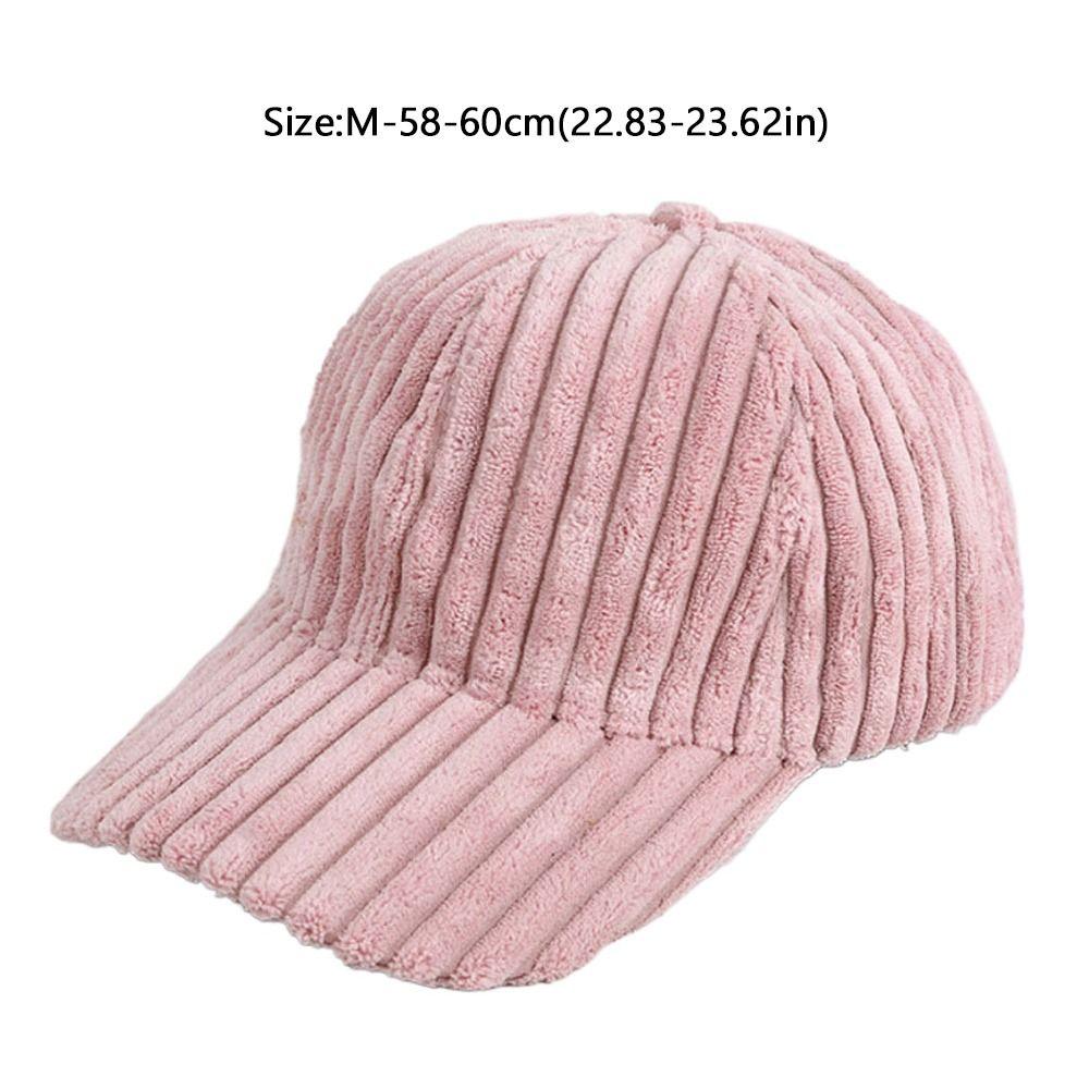 Versatile Corduroy Hat Velvet Hip Hop Hat Fashionable Baseball Hat Outdoor