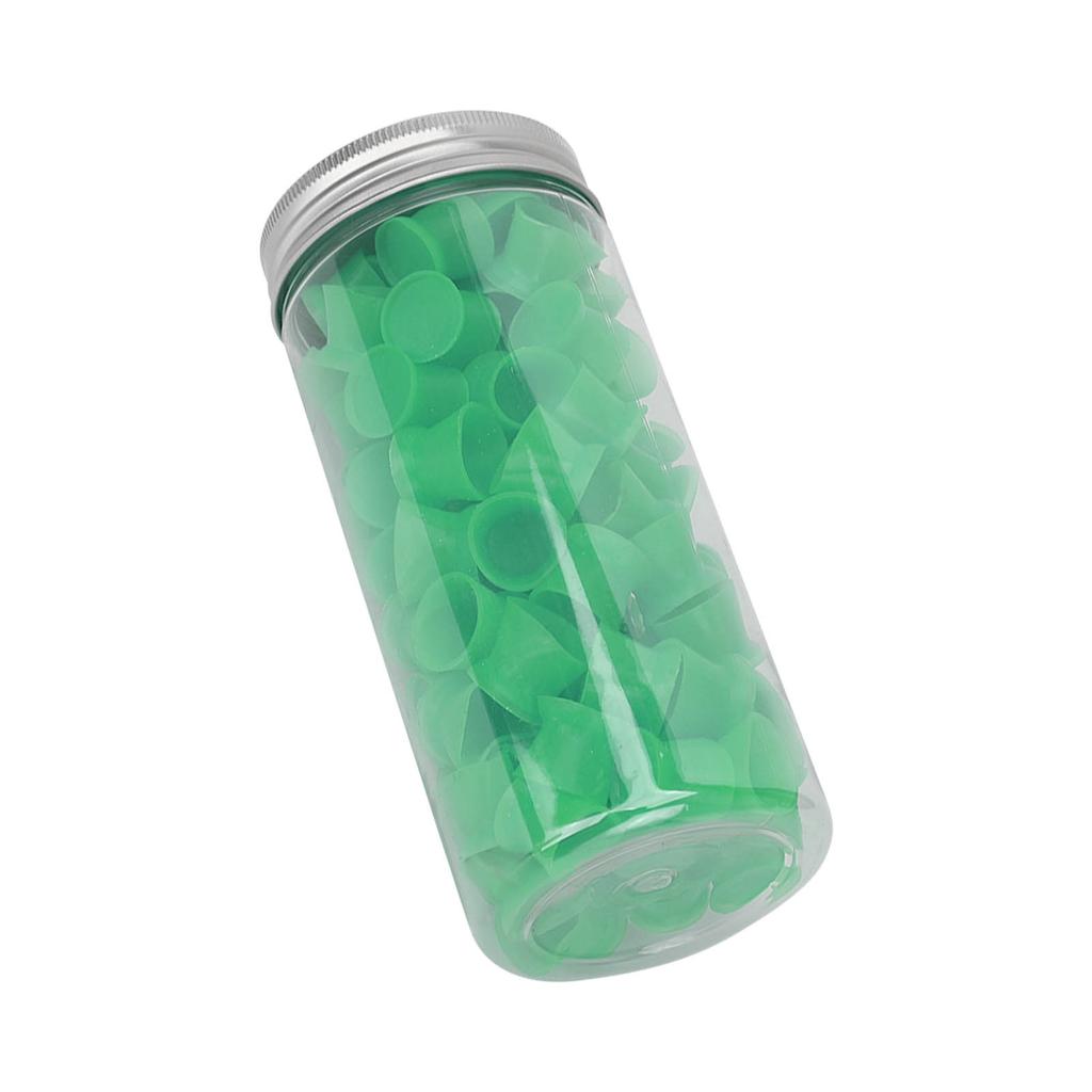 100 Pcs Tattoo Ink Cups Silicone Soft Disposable Tattoo Pigment Cups Makeup Container Tattoo Supplies