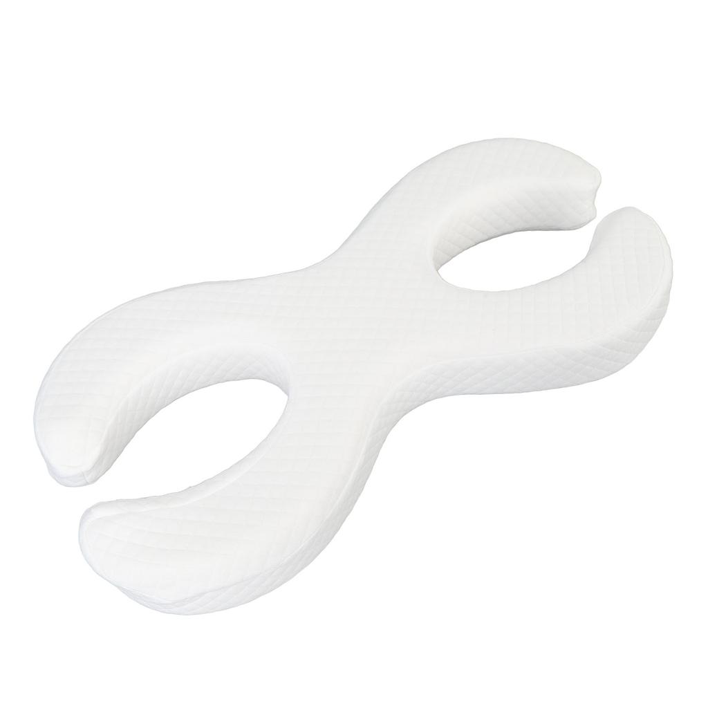 Face Pillow Side Sleep Pillow Double C Hollow Memory Foam Soft Removable Cover Pillow for Side