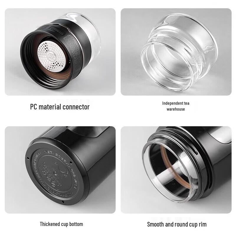 Fuguang Borosilicate Glass Tea Infuser Tumbler