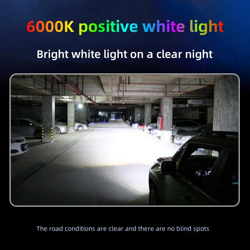 Faruri LED pentru mașină cu luminozitate ridicată în trei culori