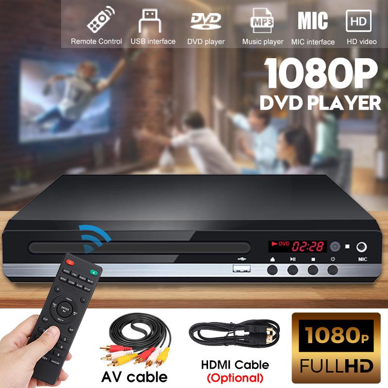 Riproduzione multimediale Lettore DVD TV digitale 1080P Supporto sistema home theater USB DVD video/DVD RW CD audio/VCD/SVCD JEPG/MP3/WMA/disco 
