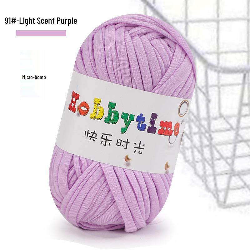 Cloth Strip Yarn DIY Crochet Kit: Handmade Bag, Knitting Material for Cushions, Carpets, and Dolls