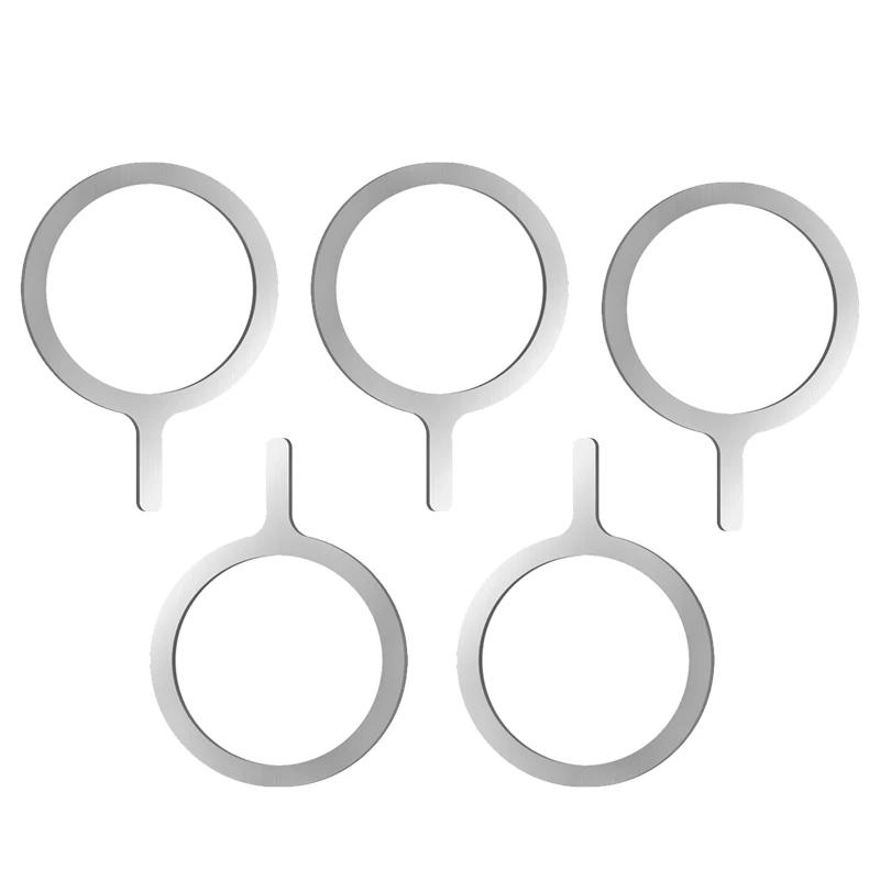 Self Adhesive Metal Ring Iron Sheet Sticker for Apple IPhone Case Magsafe Magnetic Wireless Charging Ring for iPhone 15